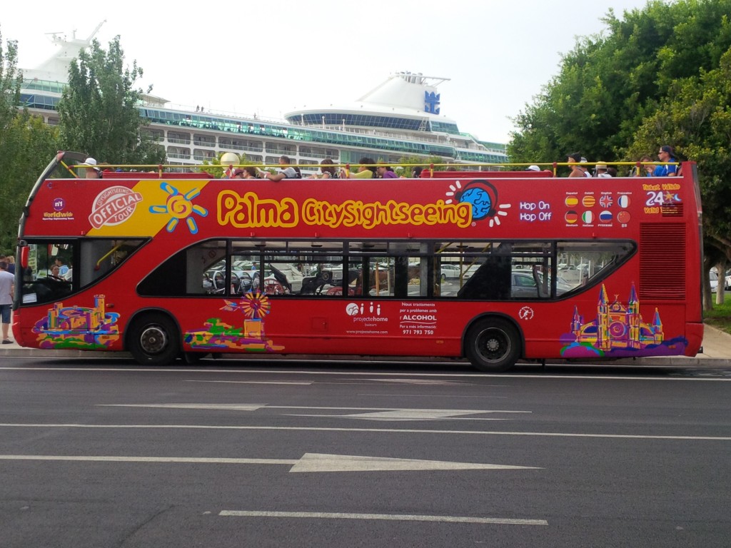 Bus Touristique du port de Palma Majorque